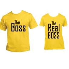 Yellow Boss Couple T-Shirt